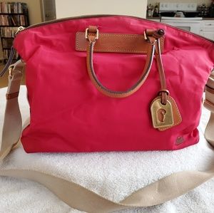 Dooney and Bourke Red Nylon Travel Bag